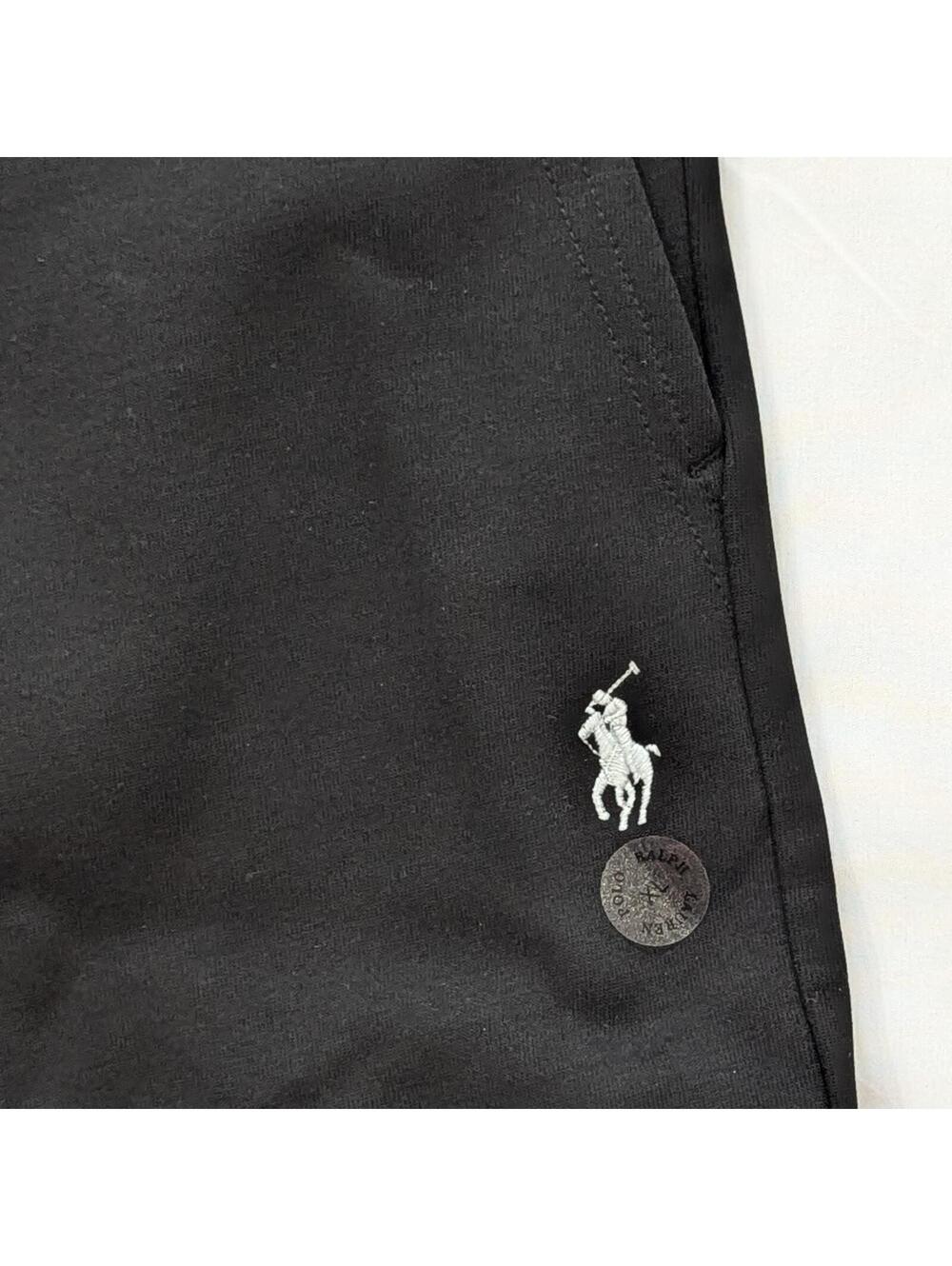 $98 Polo Ralph Lauren Men's 9-Inch Double-Knit Shorts Black M NWT Pony - Picture 3 of 10